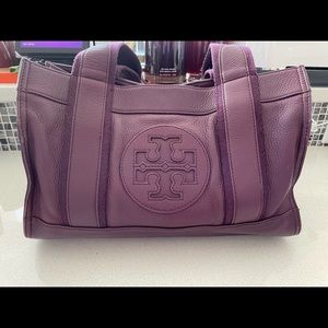 Purple Tory Burch Tote